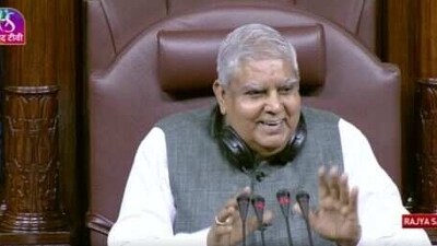 Rajya Sabha chairman Jagdeep Dhankhar on Tuesday said, "Kuch bhi mumkin ho sakta hai, kuch bhi hawa nikal sakti hai."
