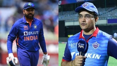 India captain Rohit Sharma; Sourav Ganguly