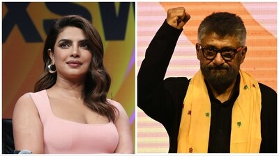 Vivek Agnihotri has commented on Priyanka Chopra's latest statement. (AP/HT) Vivek Agnihotri has commented on Priyanka Chopra's latest statement. (AP/HT)