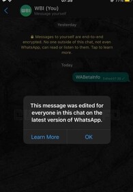 This screenshot shows how the 'alert' would work This screenshot shows how the 'alert' would work