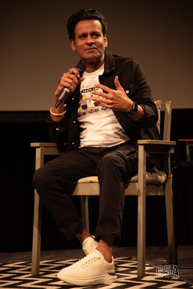 Manoj Bajpayee at the event. (Courtesy G5A) Manoj Bajpayee at the event. (Courtesy G5A)
