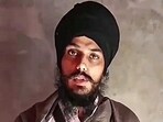 Screenshot of the undated video of Amritpal Singh which surfaced on Wednesday. 