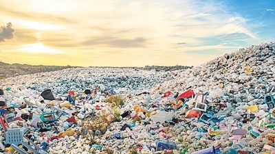 Plastic consumption has increased by 40 percent since 2016 but plastic waste output has doubled in the same time. (Shutterstock) Plastic consumption has increased by 40 percent since 2016 but plastic waste output has doubled in the same time. (Shutterstock)