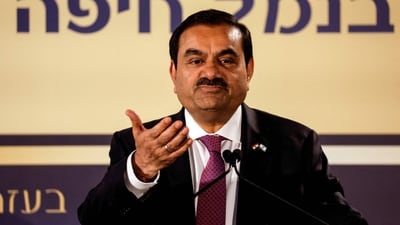 Adani Group refuted the reports in separate statements Tuesday, calling the Economic Times’ claims “baseless speculation.” (REUTERS)