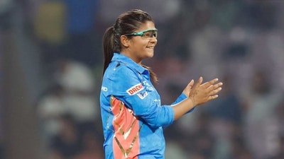 Left-arm spinner Saika Ishaque, who is yet to play for India, bowled more deliveries than any other bowler for champions Mumbai Indians, accounting for 20% of the team's wicket haul in the first WPL. (Women's Premier League (WPL) Twi) Left-arm spinner Saika Ishaque, who is yet to play for India, bowled more deliveries than any other bowler for champions Mumbai Indians, accounting for 20% of the team's wicket haul in the first WPL. (Women's Premier League (WPL) Twi)