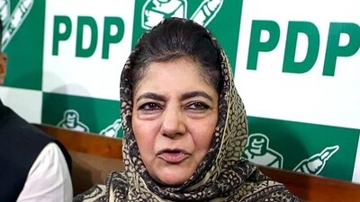 PDP chief Mehbooba Mufti addresses a press conference in Jammu (ANI Photo) PDP chief Mehbooba Mufti addresses a press conference in Jammu (ANI Photo)