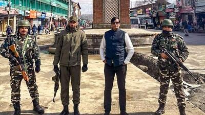 Gujarat’s Kiran Patel, who posed as an official with the Prime Minister’s Office, was arrested on March 2 from a luxury hotel in Srinagar by the Jammu and Kashmir Police. (PTI file)