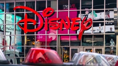 The logo of the Times Square Disney store is seen in Times Square, New York City, US. (File image) (REUTERS)