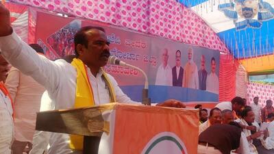 Karnataka BJP general secretary and MLC Ravikumar said that the party’s ‘Vijay Sankalpa Yatra’ has been successful, and it has received a good response in all 15 constituencies. (ANI) Karnataka BJP general secretary and MLC Ravikumar said that the party’s ‘Vijay Sankalpa Yatra’ has been successful, and it has received a good response in all 15 constituencies. (ANI)