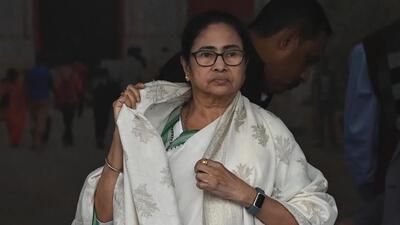 Kolkata, India - Jan. 11, 2023: Chief minister Mamata Banerjee during inauguration of Ganga Sagar Mela Outram Ghat Transit Point in Kolkata, India, on Wednesday, January 11, 2023. (Photo by Samir Jana/ Hindustan Times) (Hindustan Times) Kolkata, India - Jan. 11, 2023: Chief minister Mamata Banerjee during inauguration of Ganga Sagar Mela Outram Ghat Transit Point in Kolkata, India, on Wednesday, January 11, 2023. (Photo by Samir Jana/ Hindustan Times) (Hindustan Times)