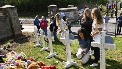 The victims included three students who were all 9 years old, the Metro Nashville Police Department said in a tweet. (AP) The victims included three students who were all 9 years old, the Metro Nashville Police Department said in a tweet. (AP)