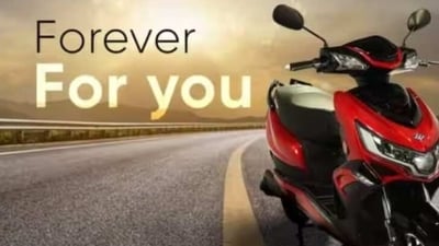 Okinawa Autotech's IPraise + e-scooter. Okinawa Autotech's IPraise + e-scooter.