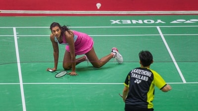 Olympic medalist PV Sindhu dropped out of the top 10 of the women's singles BWF rankings (PTI) Olympic medalist PV Sindhu dropped out of the top 10 of the women's singles BWF rankings (PTI)