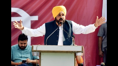 Punjab chief minister Bhagwant Mann (ANI)