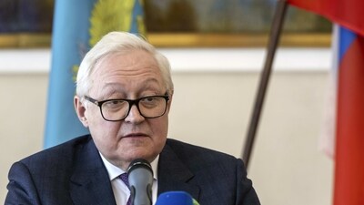 Russian Deputy Minister of Foreign Affairs Sergei Ryabkov attends a meeting. (AP)