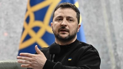 Ukrainian President Volodymyr Zelensky. (AFP) Ukrainian President Volodymyr Zelensky. (AFP)
