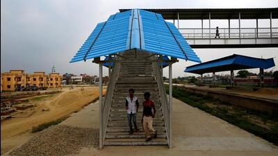 The Jainagar railway station in Bihar’s Madhubani district . The East Central Railway run trains from Jainagar and Kurtha via Janakpurdham in Nepal, the capital of ancient Mithila region. (REUTERS FILE) The Jainagar railway station in Bihar’s Madhubani district . The East Central Railway run trains from Jainagar and Kurtha via Janakpurdham in Nepal, the capital of ancient Mithila region. (REUTERS FILE)