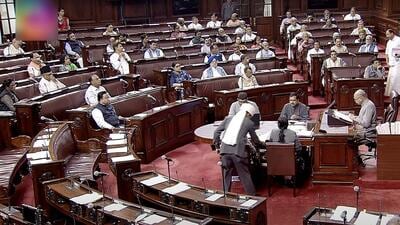 The parliamentary standing committee on education, women, children, youth and sports, submitted its demand for grants report in the Rajya Sabha on Tuesday (ANI Photo) The parliamentary standing committee on education, women, children, youth and sports, submitted its demand for grants report in the Rajya Sabha on Tuesday (ANI Photo)