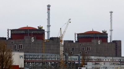 Russia-Ukraine war: A view shows the Zaporizhzhia Nuclear Power Plant in Ukraine. (Reuters)