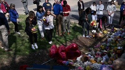 "As a nation, we owe these families more than our prayers. We owe them action. We have to do more to stop this gun violence... I again call on Congress to pass assault weapons ban," US President Joe Biden said in his remarks in Durham on Tuesday. (AFP) "As a nation, we owe these families more than our prayers. We owe them action. We have to do more to stop this gun violence... I again call on Congress to pass assault weapons ban," US President Joe Biden said in his remarks in Durham on Tuesday. (AFP)