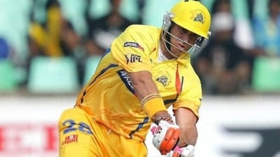 File photo of Matthew Hayden in CSK colours in the IPL. (Twitter/Star Sports)