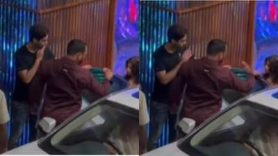 Agastya Nanda blew a kiss to rumoured girlfriend Suhana Khan. Agastya Nanda blew a kiss to rumoured girlfriend Suhana Khan.