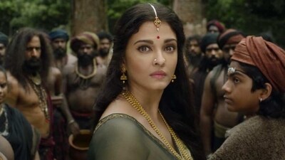 Aishwarya Rai as Nandini in Ponniyin Selvan 2 trailer. Aishwarya Rai as Nandini in Ponniyin Selvan 2 trailer.