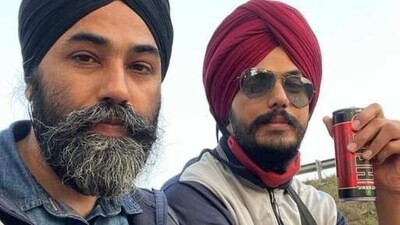 Amritpal Singh (right) is believed to have returned to Punjab to surrender to police. Amritpal Singh (right) is believed to have returned to Punjab to surrender to police.