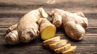Ginger: Ginger possesses rich phytochemistry and exhibits anti-inflammatory properties. These properties help in getting rid of body aches. Boil 1-2 inches of cut ginger to a cup of water and consume before it turns cold. (Pixabay) Ginger: Ginger possesses rich phytochemistry and exhibits anti-inflammatory properties. These properties help in getting rid of body aches. Boil 1-2 inches of cut ginger to a cup of water and consume before it turns cold. (Pixabay)