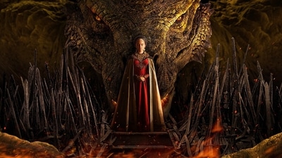 Mily Alcock in a promotional poster for House of the Dragon. Mily Alcock in a promotional poster for House of the Dragon.
