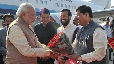 Image posted by Prime Minister Narendra Modi as he condoled the death of BJP MP Girish Bhapat. (PM Modi/ Twitter )
