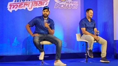 Mumbai Indians captain Rohit Sharma (L) and coach Mark Boucher (R). (MI/Twitter) Mumbai Indians captain Rohit Sharma (L) and coach Mark Boucher (R). (MI/Twitter)