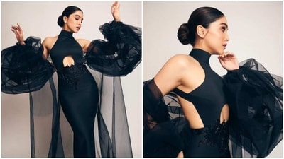 Sharvari Wagh is an absolute fashionista. From acing casual ensembles to formal power suits to decking up in ethnic attires, Sharvari can do it all when it comes to fashion. The actor’s sartorial sense of fashion shows up in the ensembles that she wears. The actor recently attended an award ceremony and made the red-carpet drool with her stunning gown. (Instagram/@sharvari) Sharvari Wagh is an absolute fashionista. From acing casual ensembles to formal power suits to decking up in ethnic attires, Sharvari can do it all when it comes to fashion. The actor’s sartorial sense of fashion shows up in the ensembles that she wears. The actor recently attended an award ceremony and made the red-carpet drool with her stunning gown. (Instagram/@sharvari)