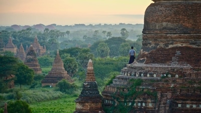 Bagan, Myanmar - This ancient city in central Myanmar is home to over 2,000 Buddhist temples and pagodas, making it a must-visit destination for anyone interested in history or architecture. Visitors can explore the temples by bicycle or horse-drawn carriage, take a hot-air balloon ride at sunrise, or simply wander through the ancient ruins. (Unsplash) Bagan, Myanmar - This ancient city in central Myanmar is home to over 2,000 Buddhist temples and pagodas, making it a must-visit destination for anyone interested in history or architecture. Visitors can explore the temples by bicycle or horse-drawn carriage, take a hot-air balloon ride at sunrise, or simply wander through the ancient ruins. (Unsplash)