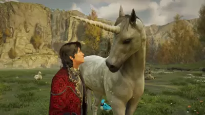 A screenshot of a Unicorn in Hogwarts Legacy shared by Redditor u/Squirrel_Witch (Hogwarts Legacy (u/Squirrel_Witch)) A screenshot of a Unicorn in Hogwarts Legacy shared by Redditor u/Squirrel_Witch (Hogwarts Legacy (u/Squirrel_Witch))