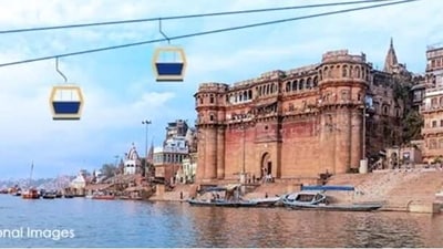 The 3.75 km long ropeway will connect Varanasi Cantt. Railway Station to Godowlia chowk. (NHAI/ Representational image) The 3.75 km long ropeway will connect Varanasi Cantt. Railway Station to Godowlia chowk. (NHAI/ Representational image)