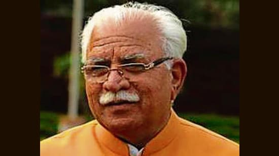 Haryana CM Manohar Lal Khattar on Wednesday said that the state government will give about ₹3,600 crore to municipal bodies in 2023-24 financial year besides an additional ₹500 crore for doing development works at their own level. (HT File Photo)