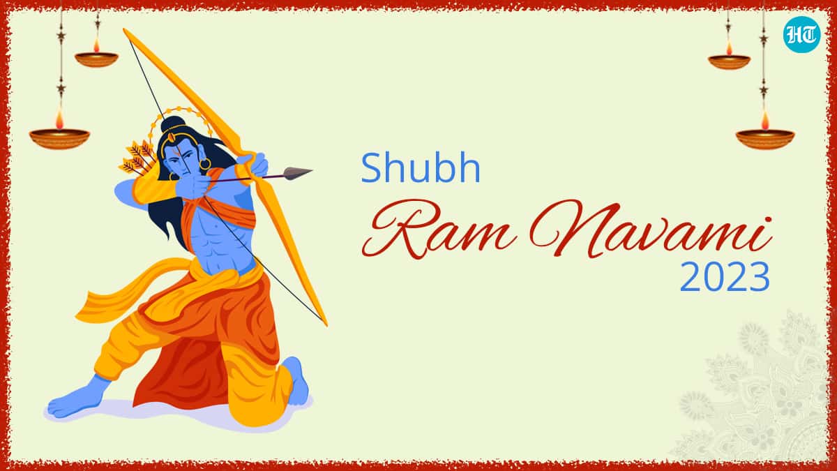 Wish you and your family a Happy Ram Navami 2023. (HT PHOTO)
