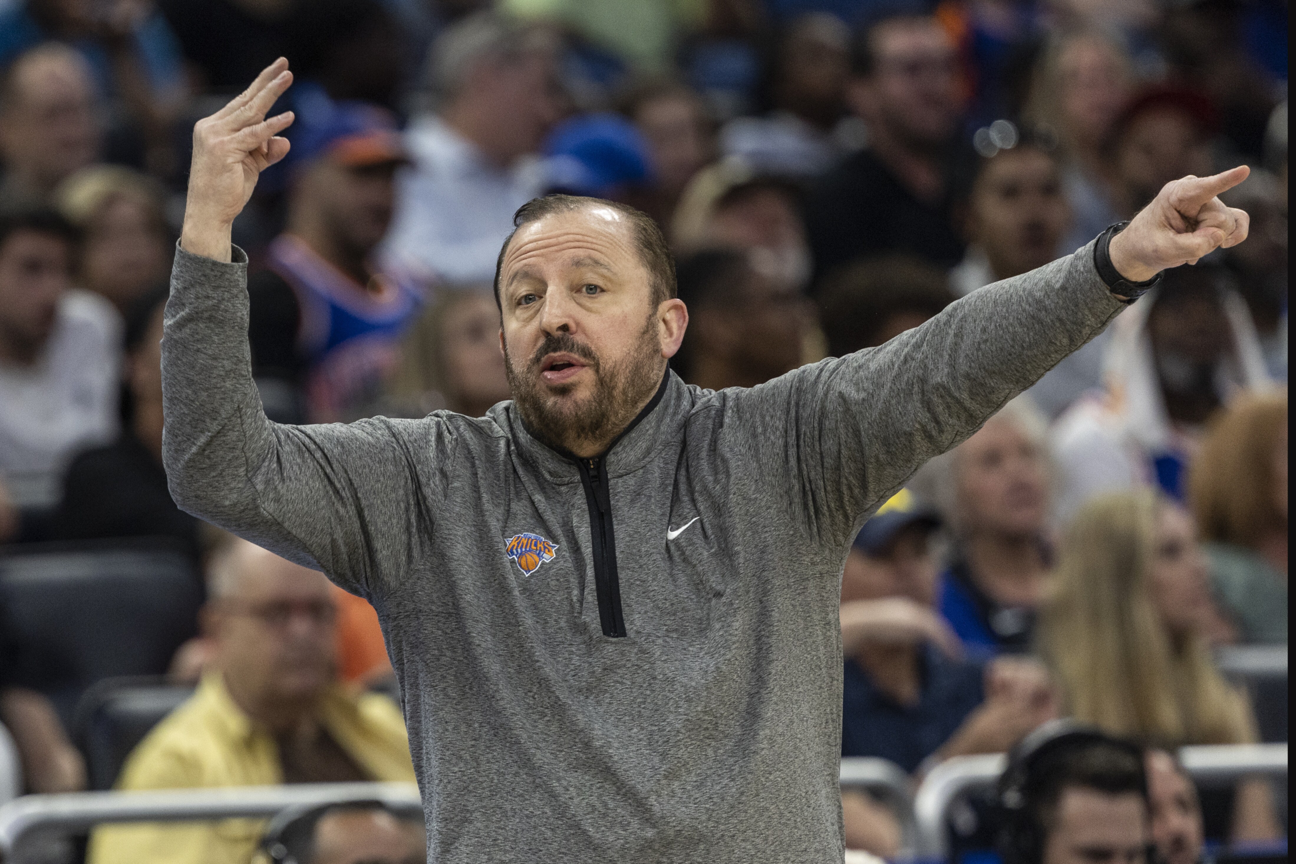 New York head coach Tom Thibodeau (AP) New York head coach Tom Thibodeau (AP)