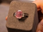 The 10.57-carat stone is being marketed as the most valuable purplish-pink diamond ever brought to auction.