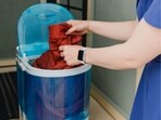 Portable washing machine is meant for those who travel often and prefer to clean their clothes themselves.