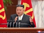 North Korea: North Korean leader Kim Jong Un speaks during a meeting.