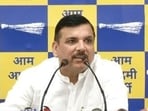 AAP Rajya Sabha MP Sanjay Singh.