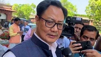 Union minister of law and justice Kiren Rijiju. (ANI file) Union minister of law and justice Kiren Rijiju. (ANI file)