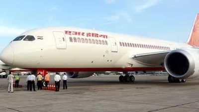 Air India flight IX-695 was scheduled to depart for Kuwait from Vijayawada International Airport at 1:10 pm but it took off at 9:55 am. (File Photo)
