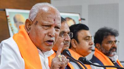 BS Yediyurappa said BJP has “not done any injustice to Muslims of the state while fixing reservation quotas for communities”. (PTI) BS Yediyurappa said BJP has “not done any injustice to Muslims of the state while fixing reservation quotas for communities”. (PTI)