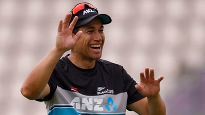 New Zealand's Ross Taylor during practice. (Action Images via Reuters)