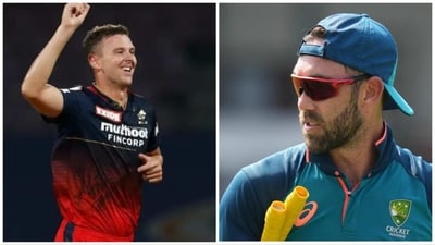 RCB will miss the services of Josh Hazlewood for the initial stages of IPL 2023 while Glenn Maxwell is doubtful for the season opener. (IPL-PTI) RCB will miss the services of Josh Hazlewood for the initial stages of IPL 2023 while Glenn Maxwell is doubtful for the season opener. (IPL-PTI)