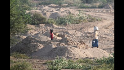 District mining officer Om Dutt Sharma said in this month alone, 16 vehicles were impounded,  ₹1.50 lakh was collected as fine and three FIRs were registered in Kalka and Panchkula. (HT File Photo)