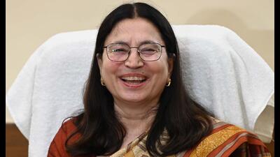 Having remained director of University Institute of Engineering and Technology (UIET) from 2009 to 2017, Renu Vig said the girls studying there felt inspired by her. (Keshav SIngh/HT) Having remained director of University Institute of Engineering and Technology (UIET) from 2009 to 2017, Renu Vig said the girls studying there felt inspired by her. (Keshav SIngh/HT)